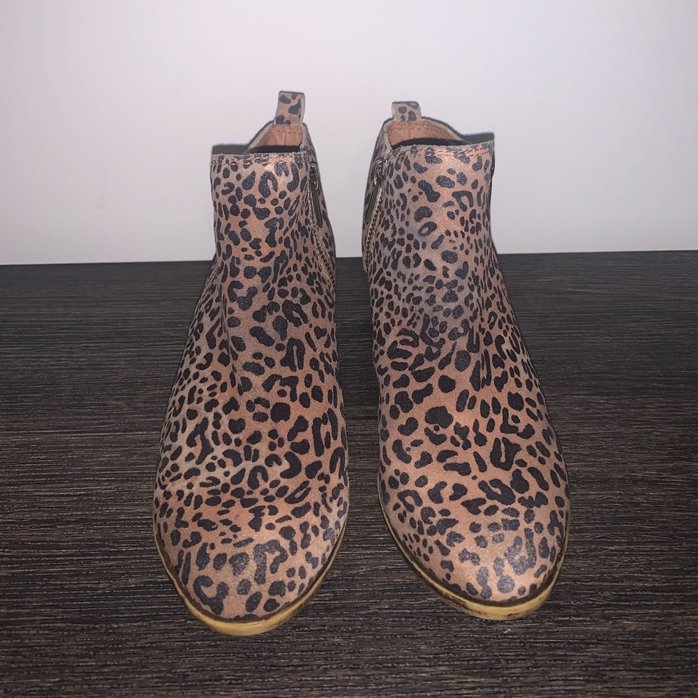 Lucky Brand Leopard Print Booties